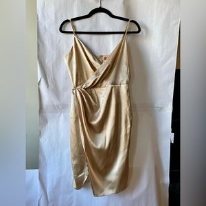 Guess gold cocktail dress